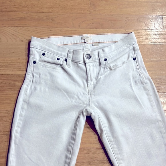 J Crew Toothpick Stretch White Jeans - Picture 4 of 11